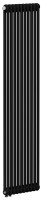 Стальной трубчатый радиатор RIFAR TUBOG 2180 10 секций нижнее подключение DV1 черный матовый Антрацит (AN)