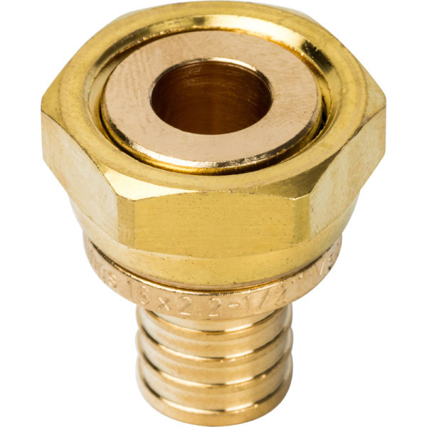 Аксиальная муфта 16x1/2 с гайкой STOUT