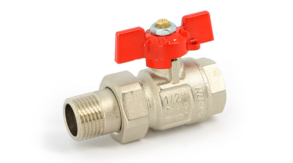 Кран полнопроходной с американкой 1 1/4" прямой Uni-Fitt