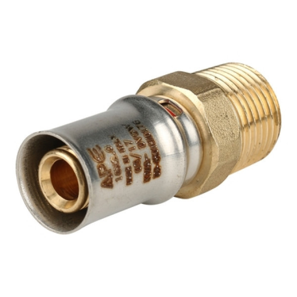 Пресс муфта 16x1/2 с наружной резьбой ApE