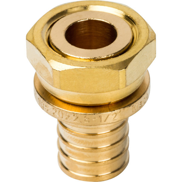 Аксиальная муфта 20x1/2 с гайкой STOUT