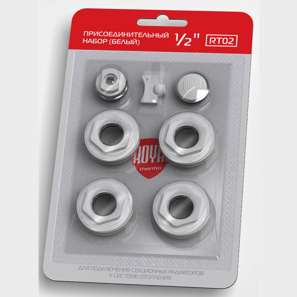 Монтажный комплект для радиаторов отопления Royal Thermo 1/2" белый