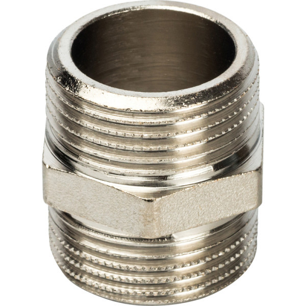 Латунный ниппель 3/4 STOUT