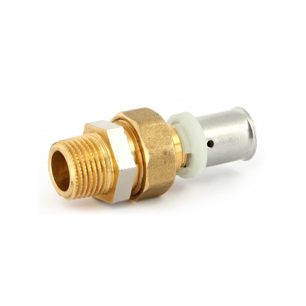 Пресс муфта 16x1/2 со сгоном Uni-Fitt