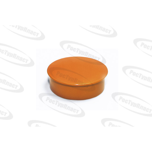 Заглушка 200 канализационная РосТурПласт рыжая