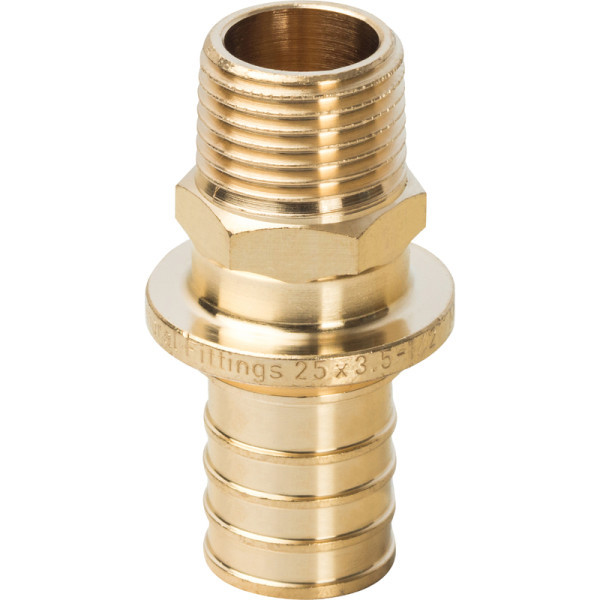 Аксиальная муфта 25x1/2 с наружной резьбой STOUT