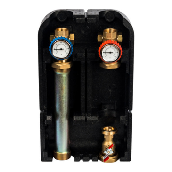 Насосная группа с прямым контуром 1" без насоса в теплоизоляции, 35 kW STOUT