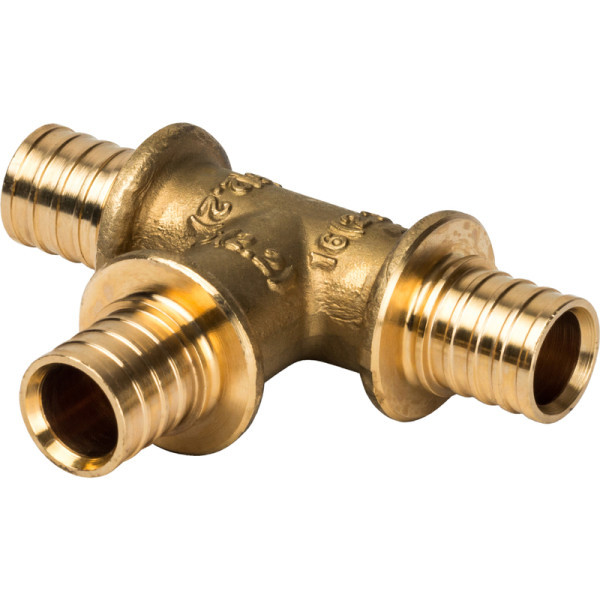 Аксиальный тройник 16x16x16 равнопроходной STOUT