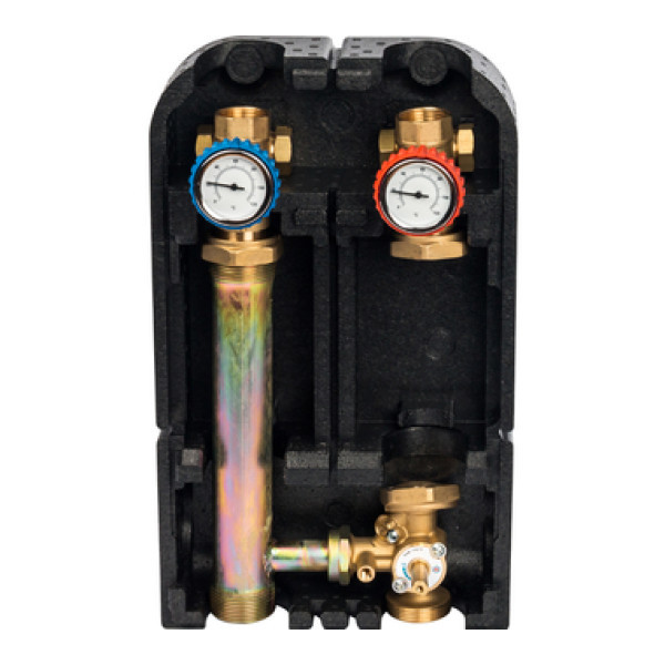 Насосная группа с 3-х ходовым приводным смесителем 1" без насоса STOUT