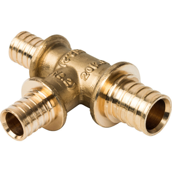 Аксиальный тройник 20x16x16 переходной STOUT