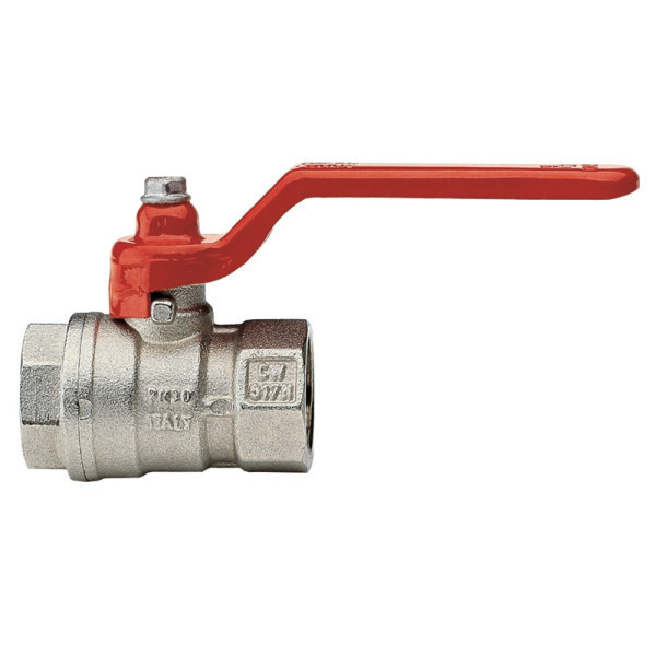 Кран латунный стандартнопроходной 1/2" ITAP (резьба внутренняя/внутренняя) ручка рычаг