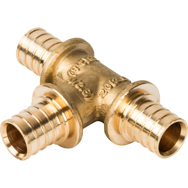 Аксиальный тройник 20x20x20 равнопроходной STOUT