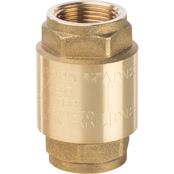 Латунный клапан обратный 3/4 STOUT