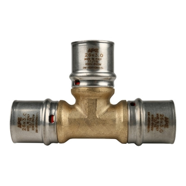 Пресс тройник 26x26x26 равнопроходной ApE