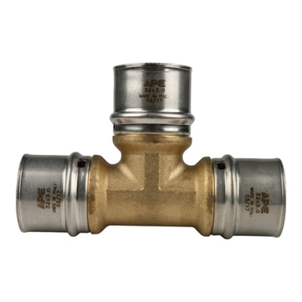 Пресс тройник 32x32x32 равнопроходной ApE