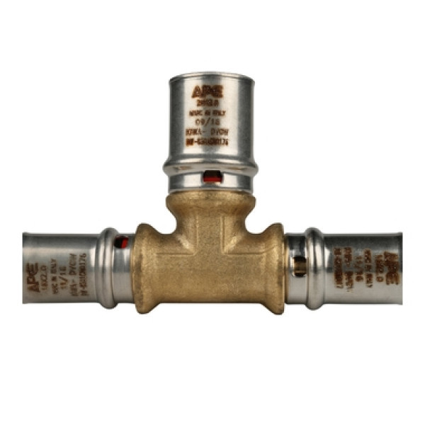 Пресс тройник 16x20x16 переходной ApE