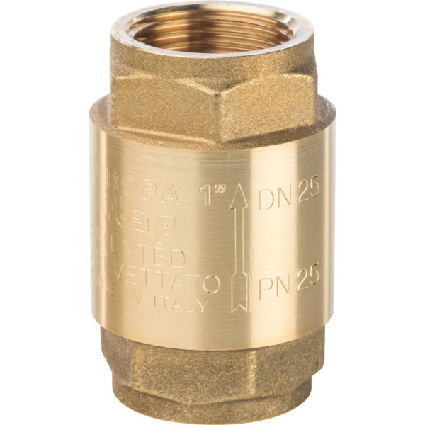 Латунный клапан обратный 1 STOUT