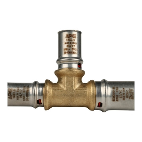 Пресс тройник 20x16x16 переходной ApE