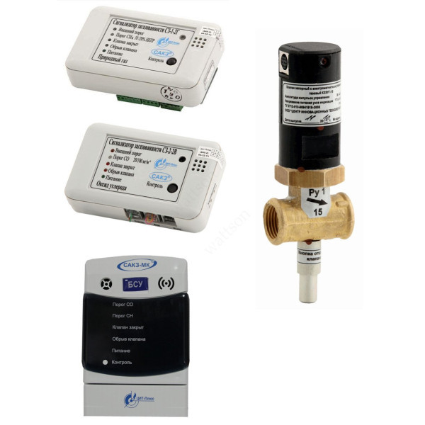 Сигнализатор загазованности САКЗ МК-2 Дн 032 (СН+СО) НД клапан КЗЭУГ