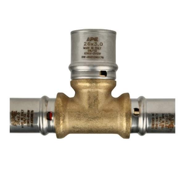 Пресс тройник 20x26x20 переходной ApE