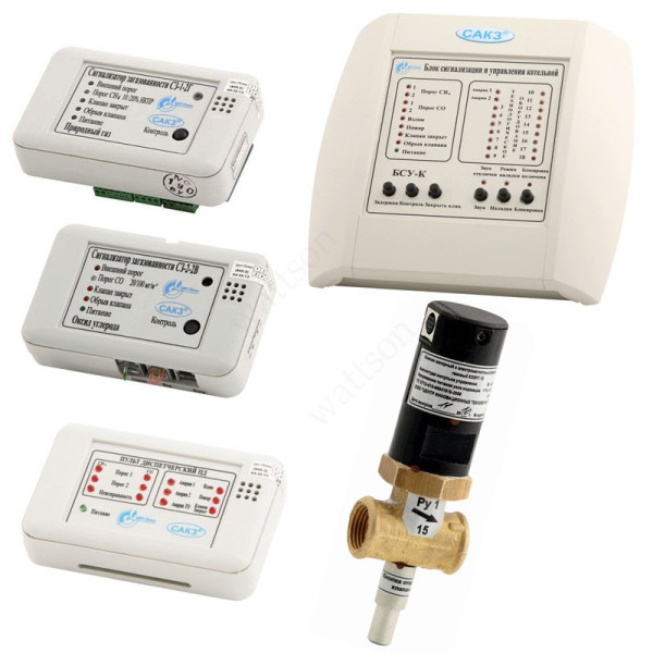 Сигнализатор загазованности САКЗ МК-3 Дн 032 (СН+СО) НД клапан КЗЭУГ