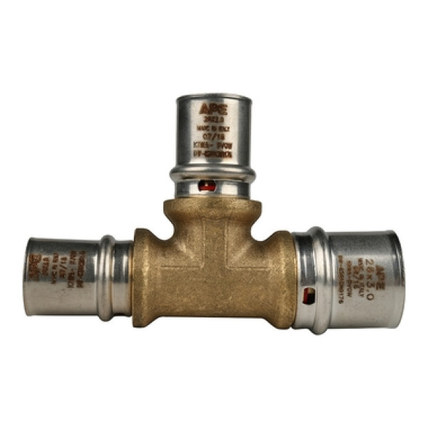 Пресс тройник 26x20x20 переходной ApE