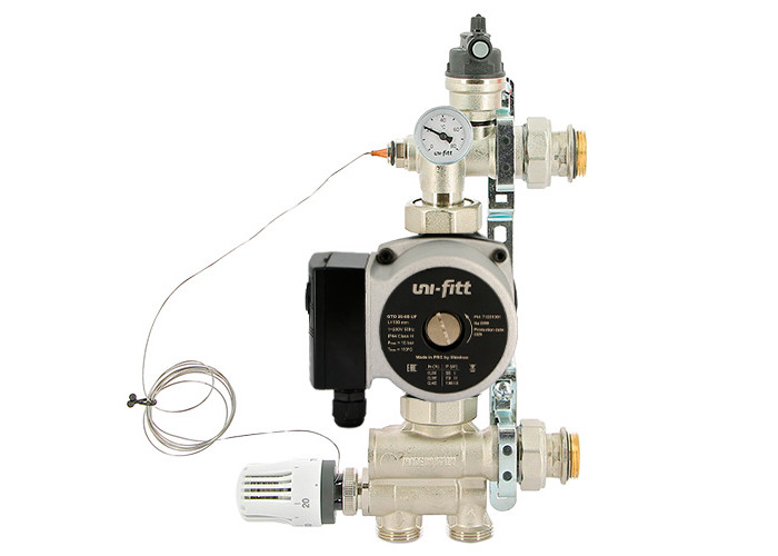 Насосно-смесительная группа UNI-FITT SOLOMIX 1" с насосом Uni-Fitt GTO 25-6S 130