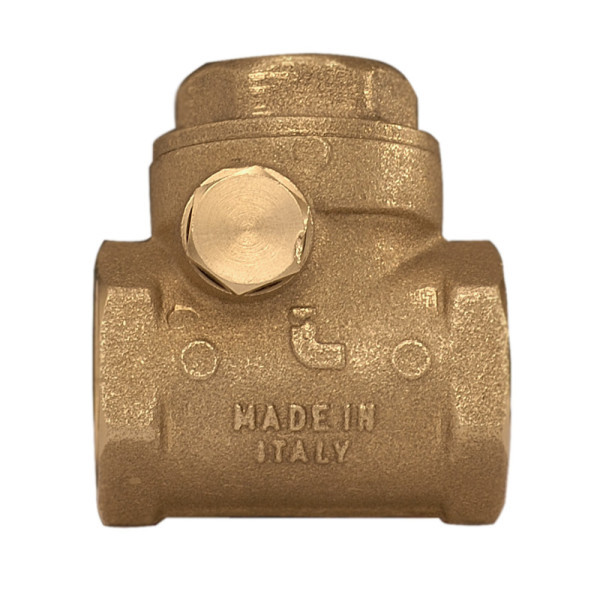 Латунный клапан обратный 1 1/4 горизонтальный ITAP