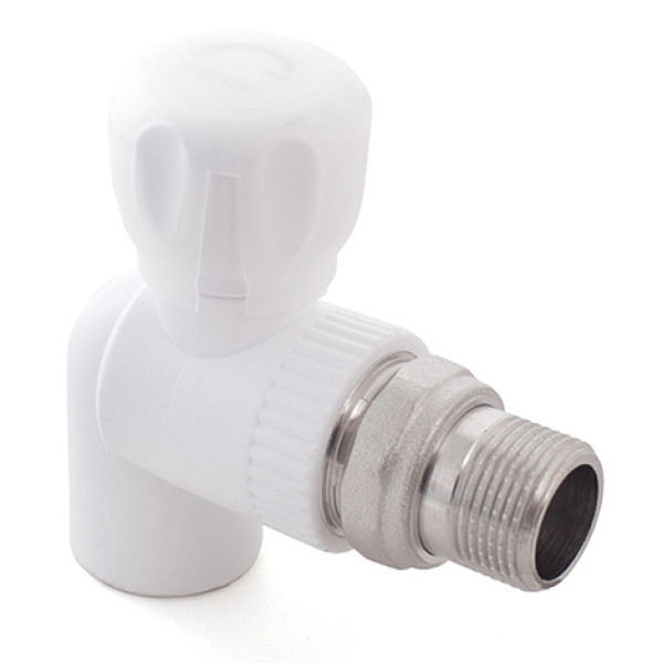 Кран для радиатора PP-R 20x1/2 угловой РосТурПласт