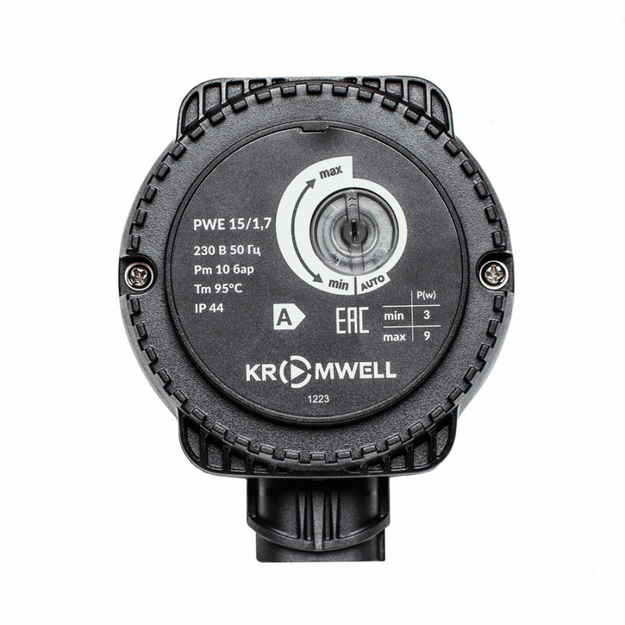 Насос циркуляционный для ГВС PWE 15/1.7 с частотным регулированием Kromwell Насос циркуляционный для ГВС PWE 15/1.7 с частотным регулированием Kromwell