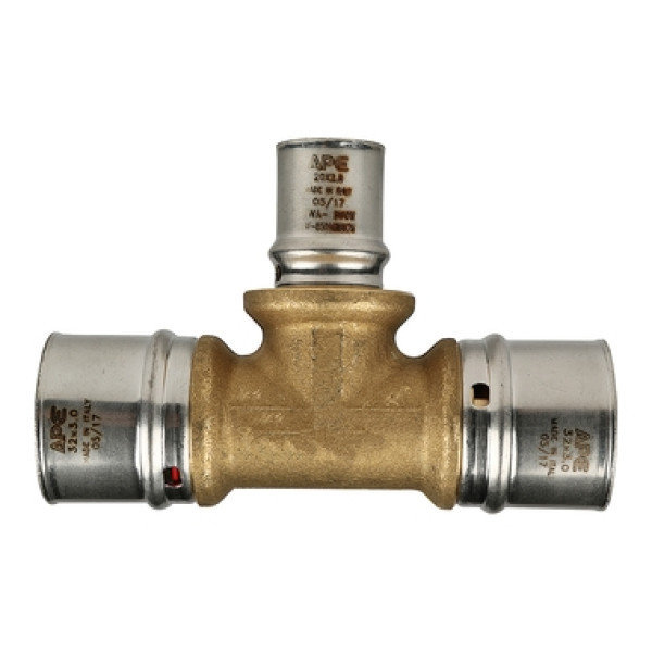 Пресс тройник 32x20x32 переходной ApE