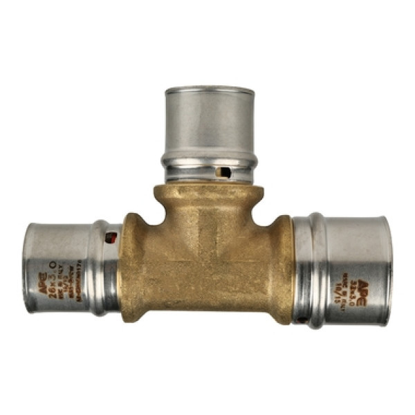 Пресс тройник 32x26x26 переходной ApE