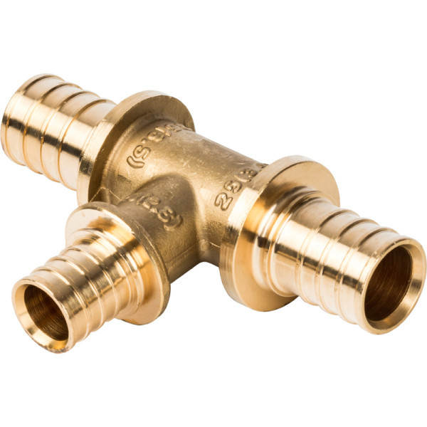 Аксиальный тройник 25x20x25 переходной STOUT