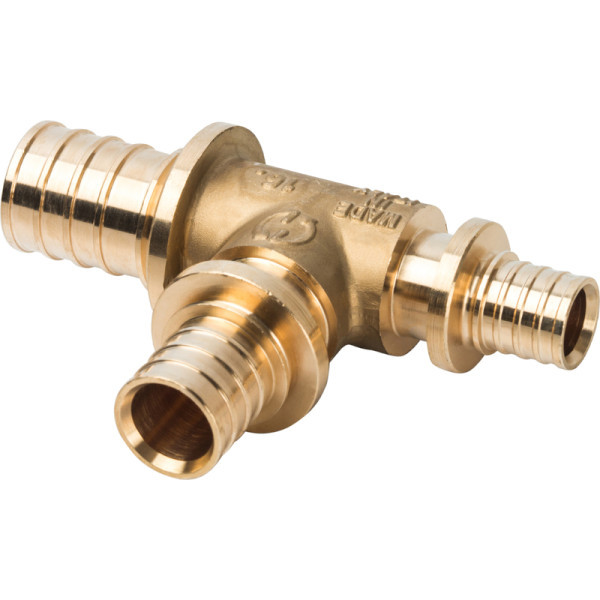 Аксиальный тройник 25x20x16 переходной STOUT