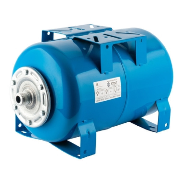 Гидроаккумулятор 20 литров горизонтальный STOUT