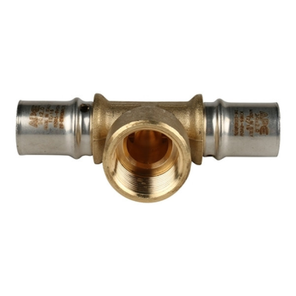 Пресс тройник 20x3/4x20 с внутренней резьбой ApE