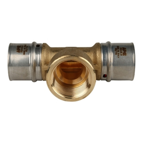 Пресс тройник 32x1x32 с внутренней резьбой ApE