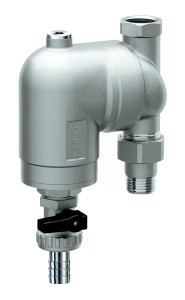 Фильтр с поворотным соединением, 1/2", ВР-НР, 100 мкм, под манометр, Tmax: 95 °С, 25 бар FAR
