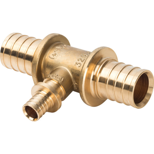 Аксиальный тройник 32x16x32 переходной STOUT