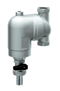 Фильтр с поворотным соединением, 1/2", ВР-ВР, 100 мкм, под манометр, Tmax: 95 °С, 25 бар FAR