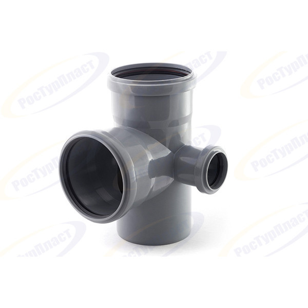 Крестовина двухплоскостная 110x110/90°x50 (правый) РосТурПласт