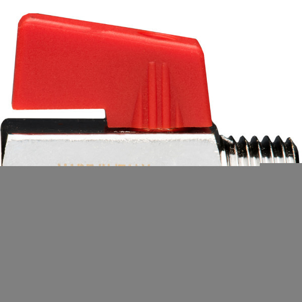 Кран шаровой латунный мини 3/4" STOUT (резьба внутренняя/наружная)