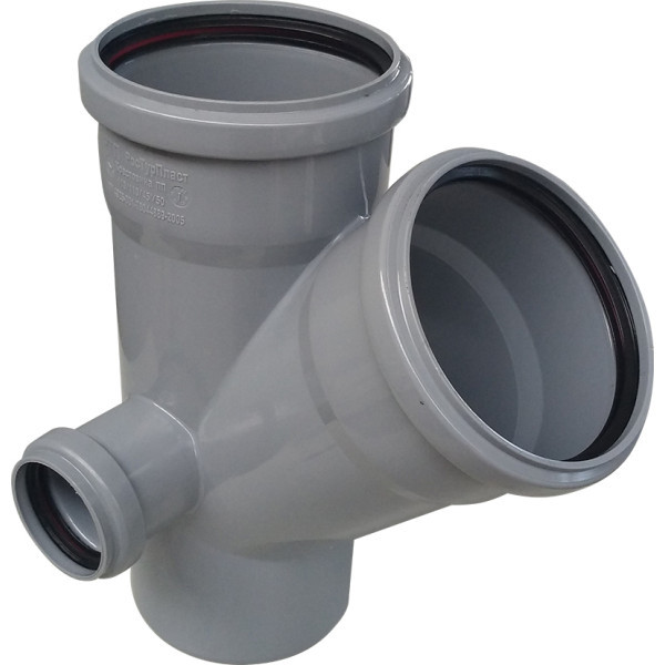 Крестовина двухплоскостная 110x110/45°x50 (левый) РосТурПласт