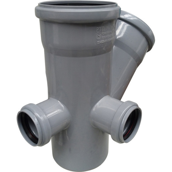 Крестовина двухплоскостная 110x110/45°x50x50 (левый+тыл) РосТурПласт