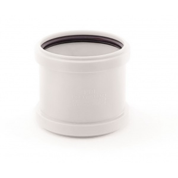 Муфта соединительная 110 канализационная РосТурПласт белая