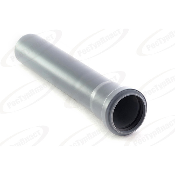 Труба канализационная 110x500 2.7 серая РосТурПласт