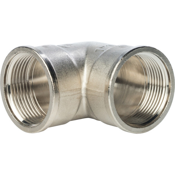 Латунный уголок 1 1/4 с внутренней резьбой STOUT