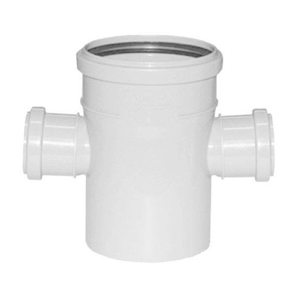 Крестовина 110x50x50/90° белая одноплоскостная РосТурПласт