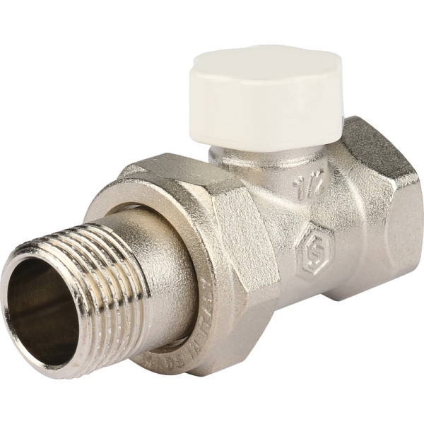 Клапан запорно-балансировочный прямой 1/2 STOUT