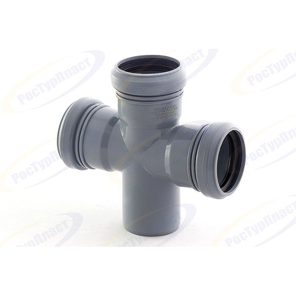 Крестовина 50x50x50/90° одноплоскостная РосТурПласт